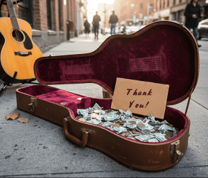 Busking Online Sharing Health Info